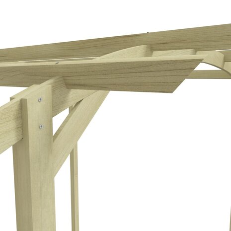 Pergola 180x197x210 cm geïmpregneerd grenenhout 4