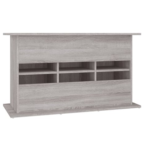 Aquariumstandaard 101x41x58 cm bewerkt hout grijs sonoma eiken 8