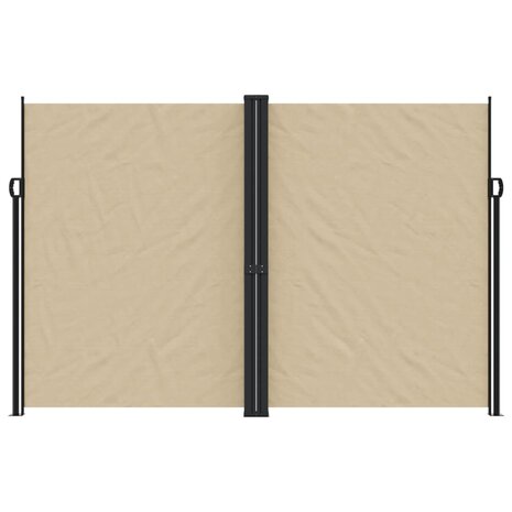 Windscherm uittrekbaar 220x600 cm beige 3