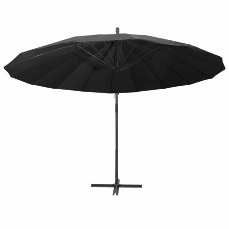 Zweefparasol met aluminium paal 3 m antraciet 3