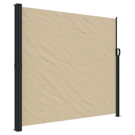 Windscherm uittrekbaar 180x300 cm beige 2