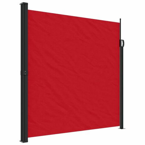 Windscherm uittrekbaar 200x300 cm rood 2