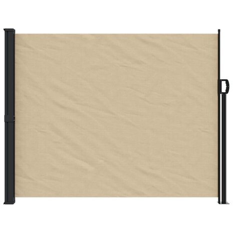 Windscherm uittrekbaar 160x500 cm beige 3