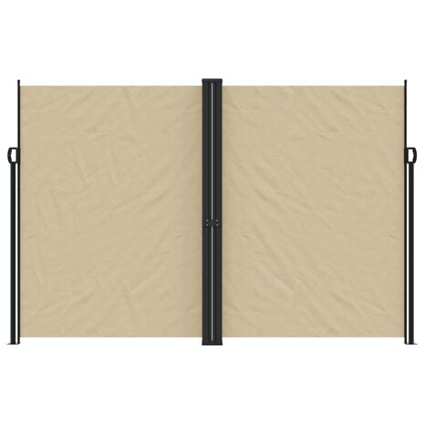 Windscherm uittrekbaar 220x1000 cm beige 3