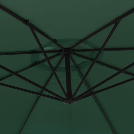 Zweefparasol 3,5 m groen 7