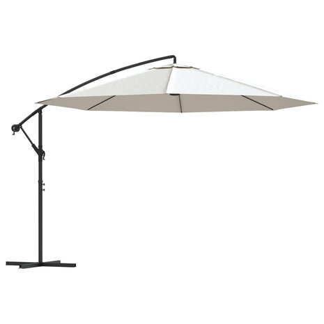 Zweefparasol 3,5 m zandwit 2