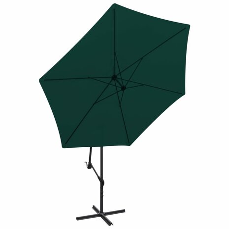 Zweefparasol 3 m groen 2