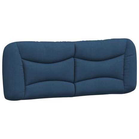 Bed met matras stof blauw 140x190 cm 5