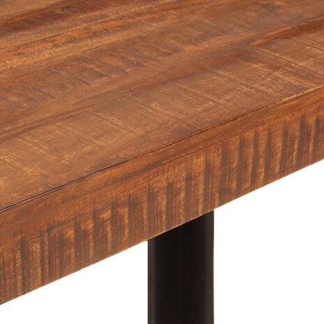 Eettafel 120x60x76 cm massief mangohout honingbruin 6