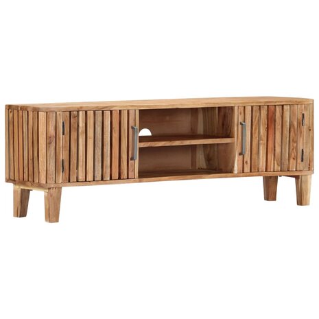 Tv-meubel 130x30x45 cm massief acaciahout 1