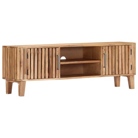 Tv-meubel 130x30x45 cm massief acaciahout 10