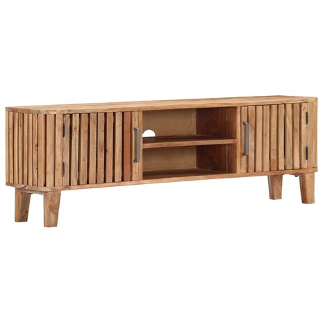 Tv-meubel 130x30x45 cm massief acaciahout 11