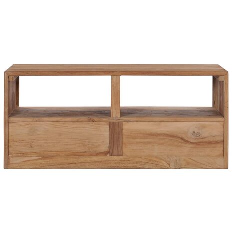 Tv-meubel 90x30x40 cm massief teakhout 5