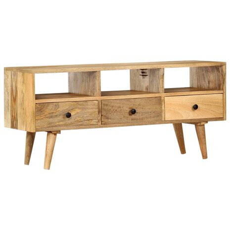 Tv-meubel 110x36x50 cm massief mangohout 10