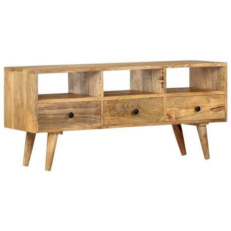 Tv-meubel 110x36x50 cm massief mangohout 11