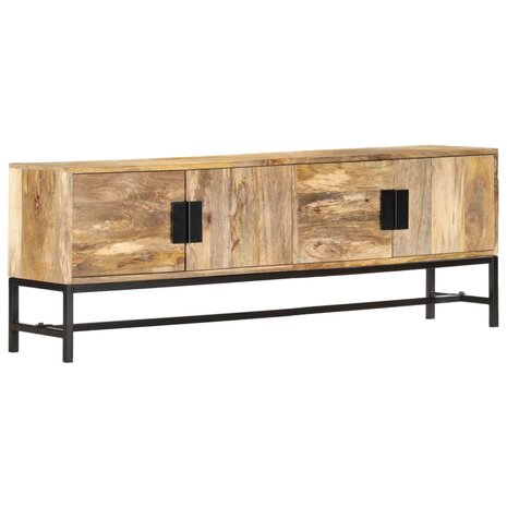 Tv-meubel 140x30x50 cm massief mangohout 1