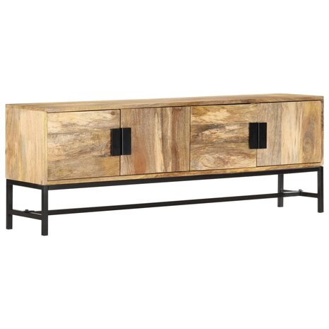 Tv-meubel 140x30x50 cm massief mangohout 10