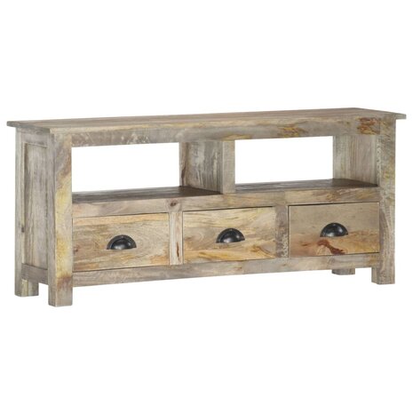 Tv-meubel 110x30x50 cm massief mangohout 11