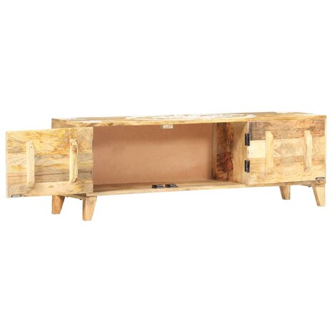 Tv-meubel 120x30x40 cm massief mangohout 2