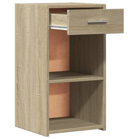 Nachtkastjes 2 st 35x34x65 cm bewerkt hout sonoma eikenkleurig 5