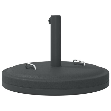 Parasolvoet met handgrepen voor stok van Ø38 / 48 mm 25 kg rond 6