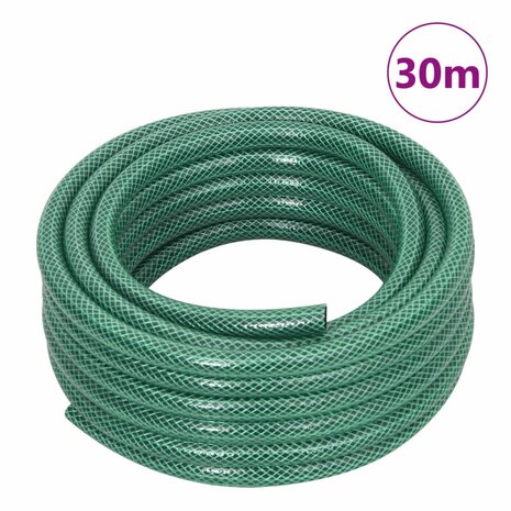 Tuinslang met koppelingsset 0,5&apos;&apos; 30 m PVC groen 11