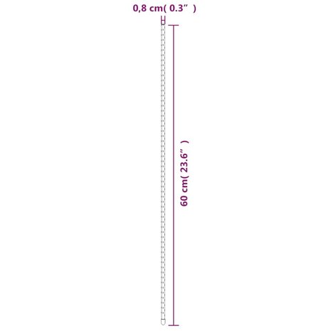 Plantenstaken 30 st 60 cm staal groen 5