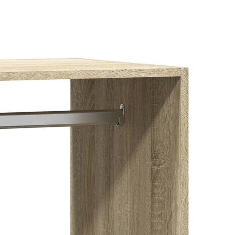 Kledingkast 77x48x102 cm bewerkt hout sonoma eikenkleurig 9