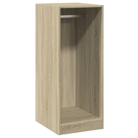 Kledingkast 48x41x102 cm bewerkt hout sonoma eikenkleurig 2