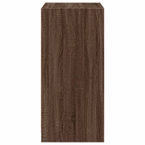 Kledingkast 48x41x102 cm bewerkt hout bruin eikenkleurig 6