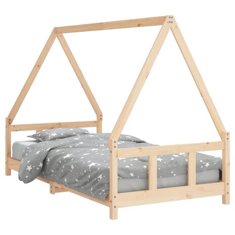 Kinderbedframe 90x190 cm massief grenenhout 2