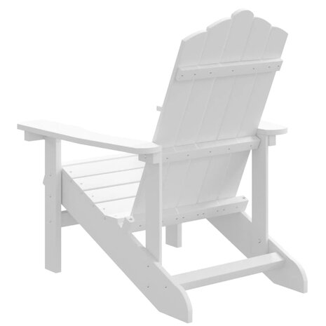 Tuinstoel Adirondack HDPE wit 5