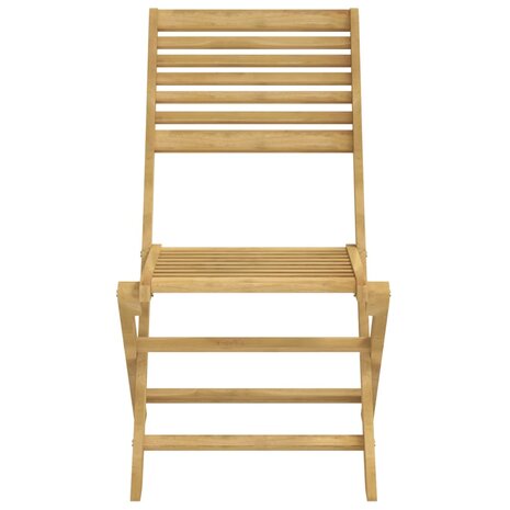 Tuinstoelen 4 st inklapbaar 48,5x61,5x87 cm massief acaciahout 5