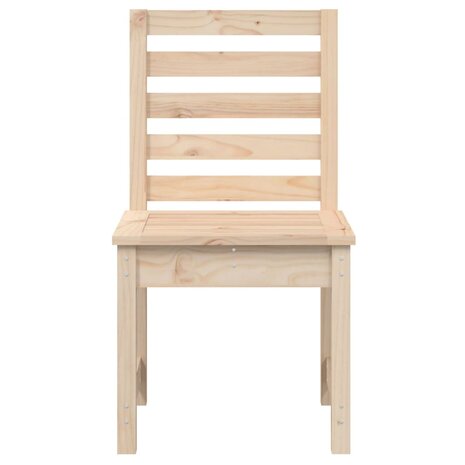 Tuinstoelen 2 st 50x48x91,5 cm massief grenenhout 4