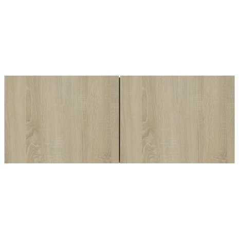 Tv-meubelen 4 st 80x30x30 cm spaanplaat sonoma eikenkleurig 6