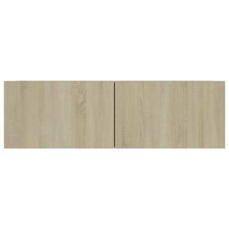 Tv-meubelen 4 st 100x30x30 cm bewerkt hout sonoma eikenkleurig 6