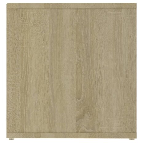 Tv-meubelen 2st 72x35x36,5 cm bewerkt houtwit sonoma eikenkleur 6