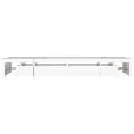 Tv-meubel met LED-verlichting 290x36,5x40 cm hoogglans wit 9