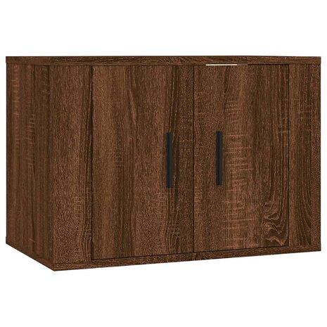 Tv-wandmeubels 2 st 57x34,5x40 cm bruin eikenkleur 4