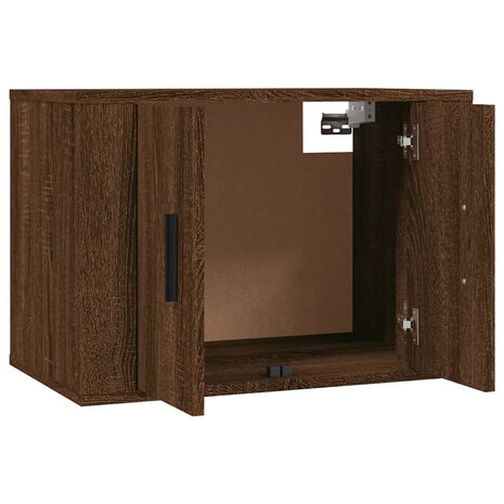 Tv-wandmeubels 2 st 57x34,5x40 cm bruin eikenkleur 5