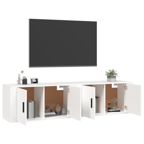 Tv-wandmeubels 2 st 80x34,5x40 cm wit 3