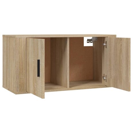 Tv-wandmeubels 2 st 80x34,5x40 cm sonoma eikenkleurig 5