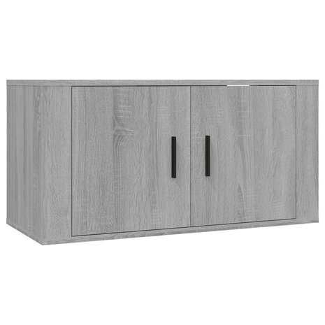 Tv-wandmeubels 2 st 80x34,5x40 cm grijs sonoma eikenkleurig 4