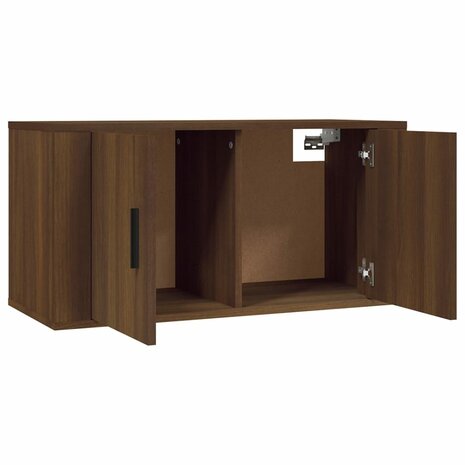 Tv-wandmeubels 3 st 80x34,5x40 cm bruin eikenkleur 5