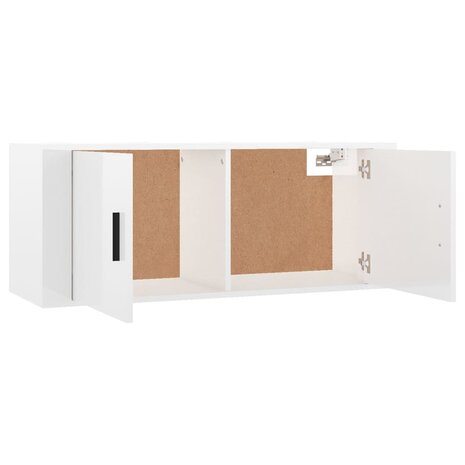 Tv-wandmeubels 2 st 100x34,5x40 cm hoogglans wit 5