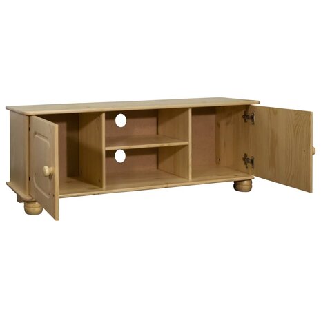 Tv-meubel 115x29x40 cm massief grenenhout 3