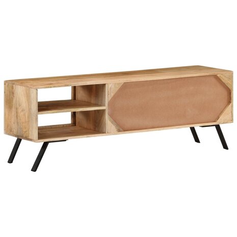 Tv-meubel 110x30x40 cm massief mangohout 3