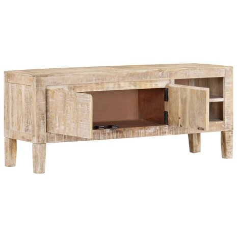 Tv-meubel 110x35x46 cm massief mangohout 2