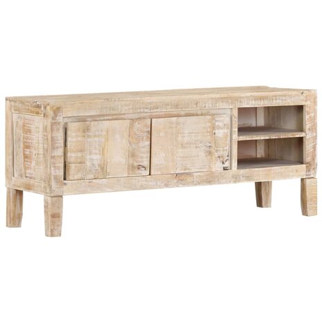 Tv-meubel 110x35x46 cm massief mangohout 12