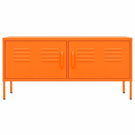 Tv-meubel 105x35x50 cm staal oranje 3